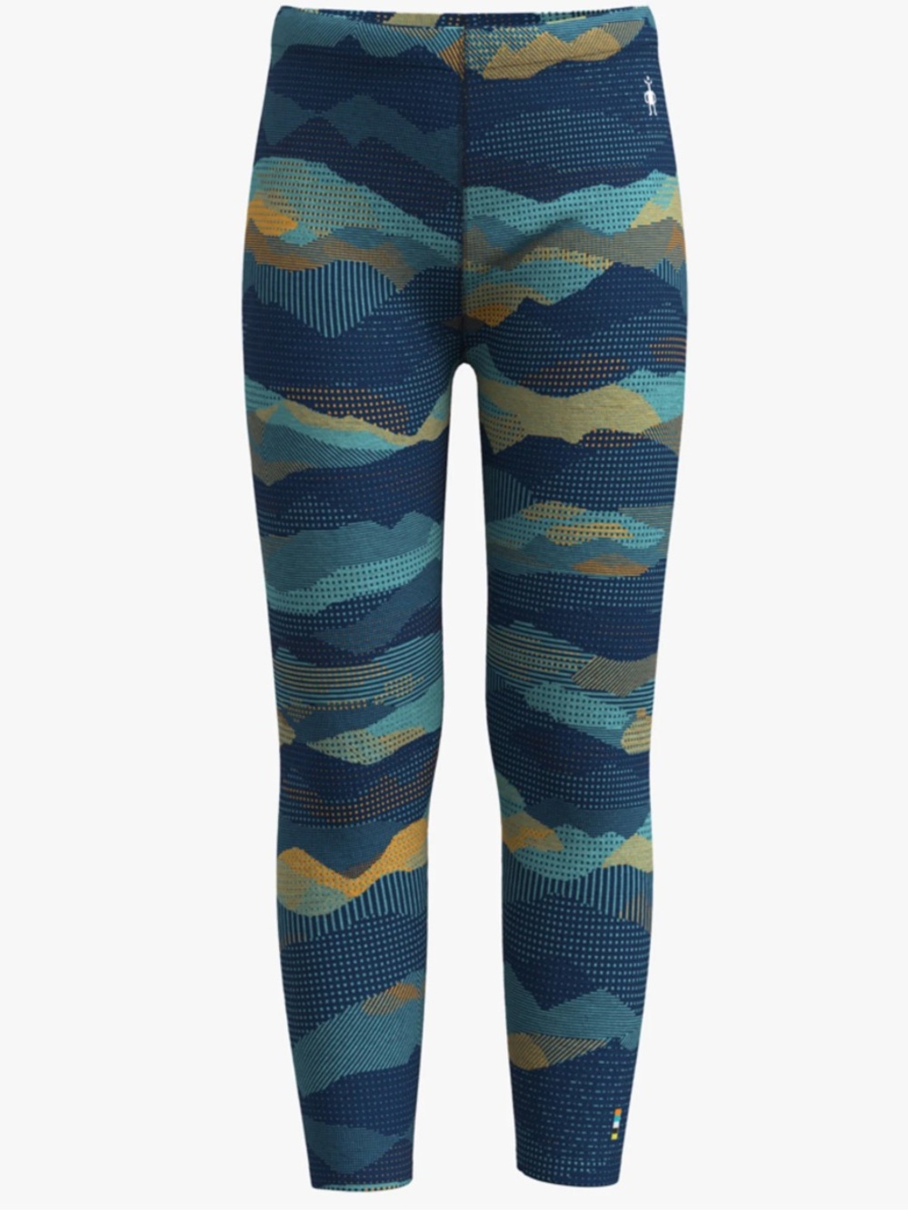 Smartwool Kids Merino Base Layer Bottom Blueberry Mountainscape